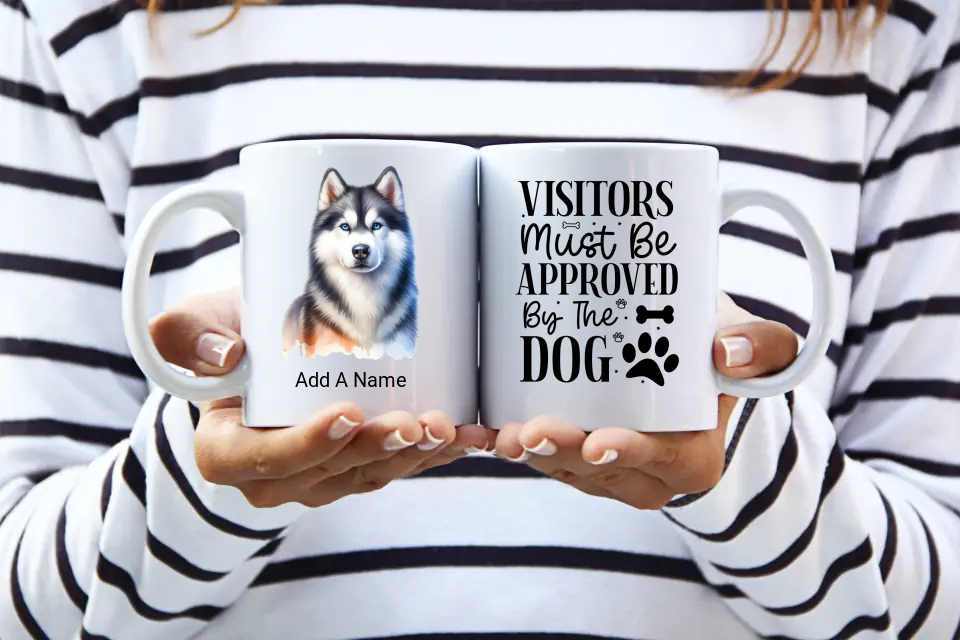 Personalised Dog Design Mug Gift for Dog Lovers, Pet Owner Custom Quote & Name