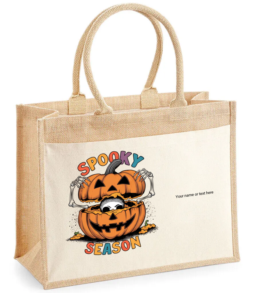 Spooky Season, Jute Bag.