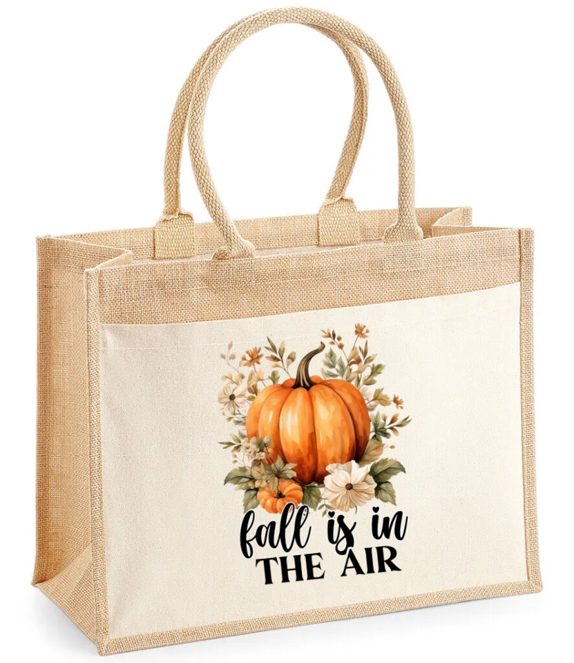 Autumn Elegance Jute Gift Bag Collection.
