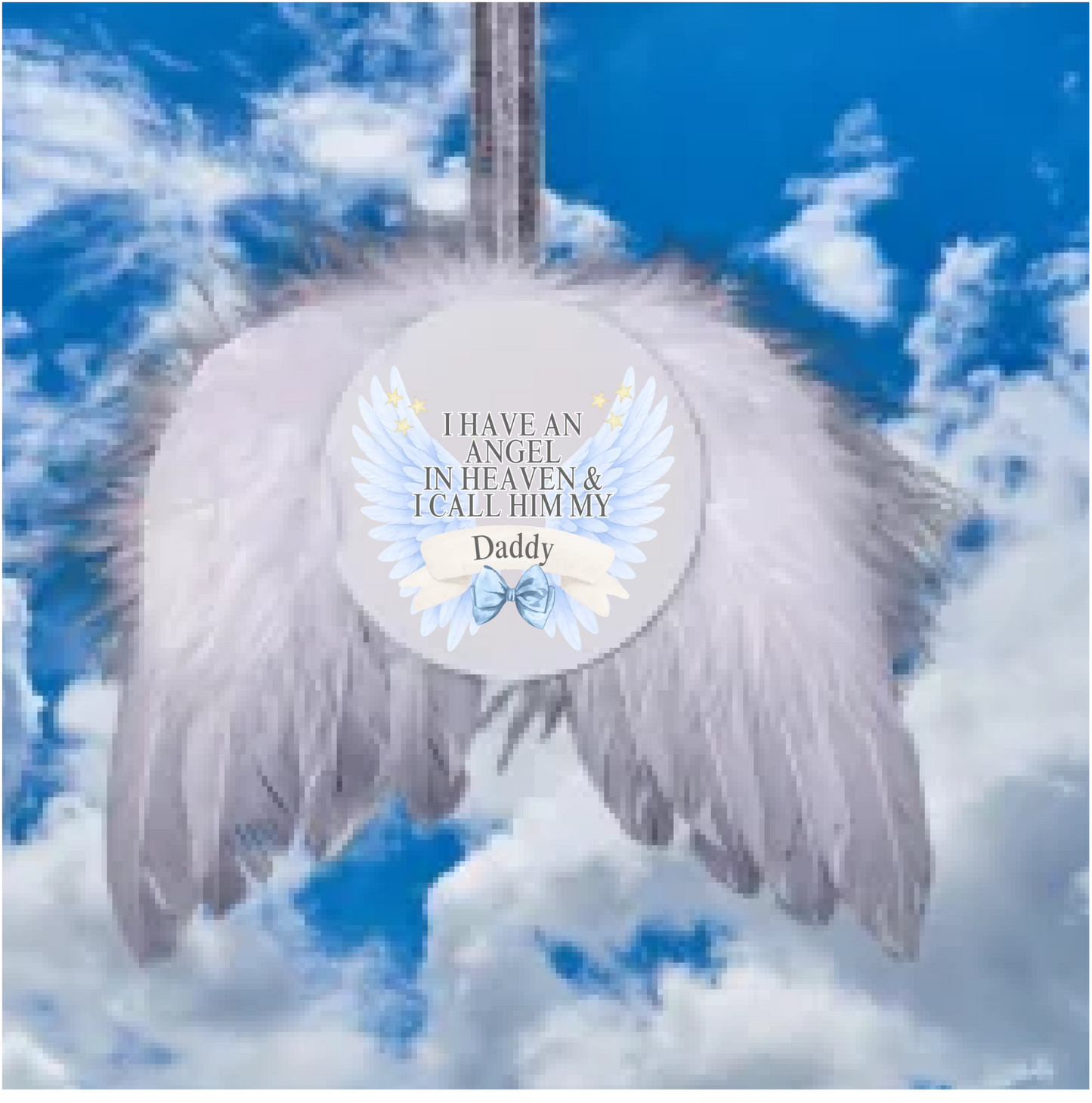 Memorial, Angel in Heaven Wings Decoration