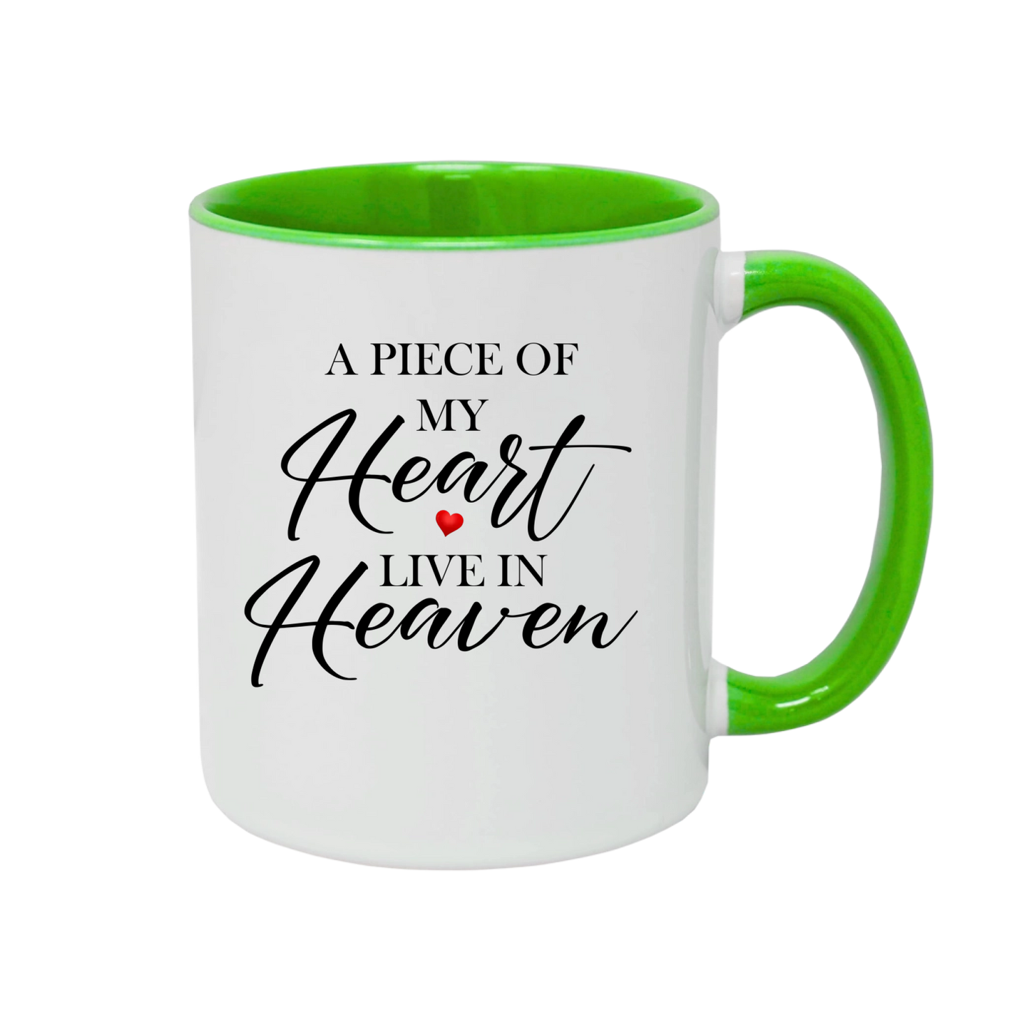 🕊️ Personalised Memorial Mug – Custom Clipart Family Tribute – 11oz Ceramic Keepsake