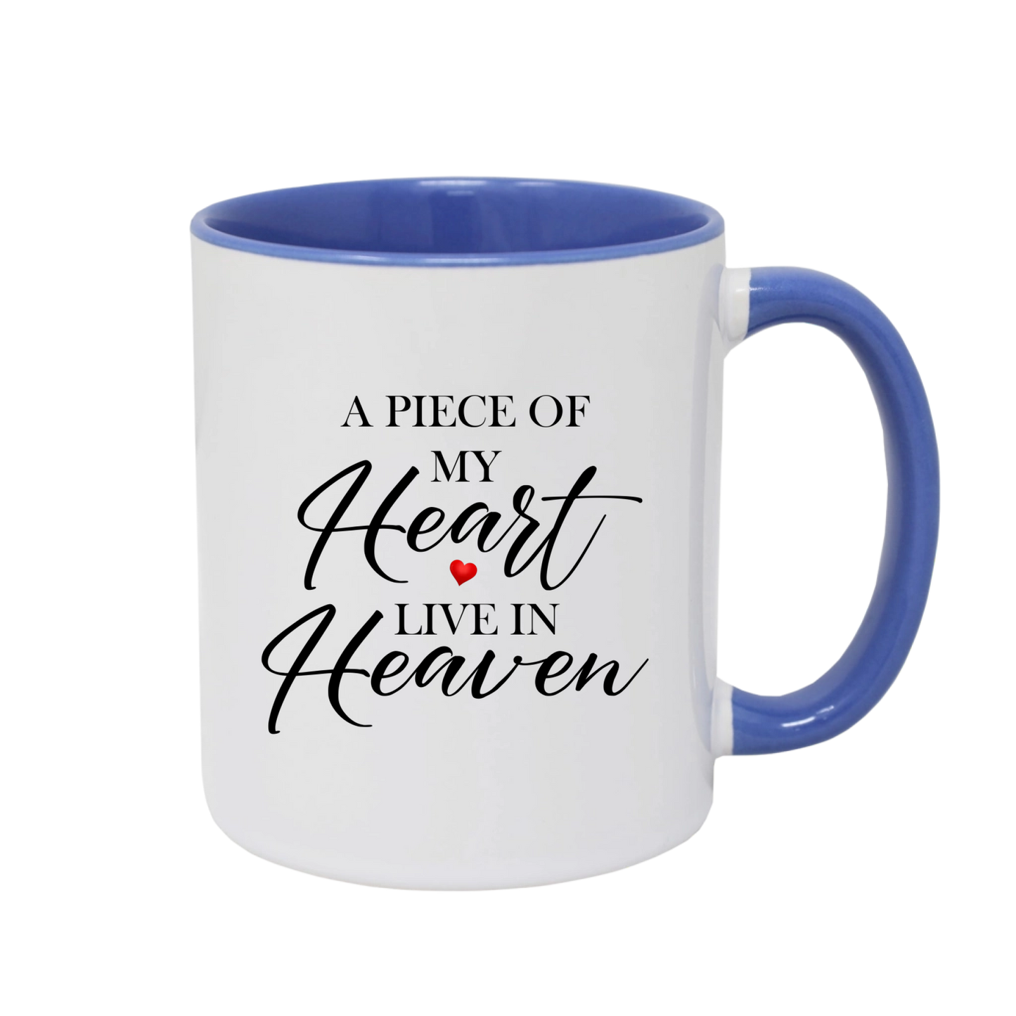 🕊️ Personalised Memorial Mug – Custom Clipart Family Tribute – 11oz Ceramic Keepsake