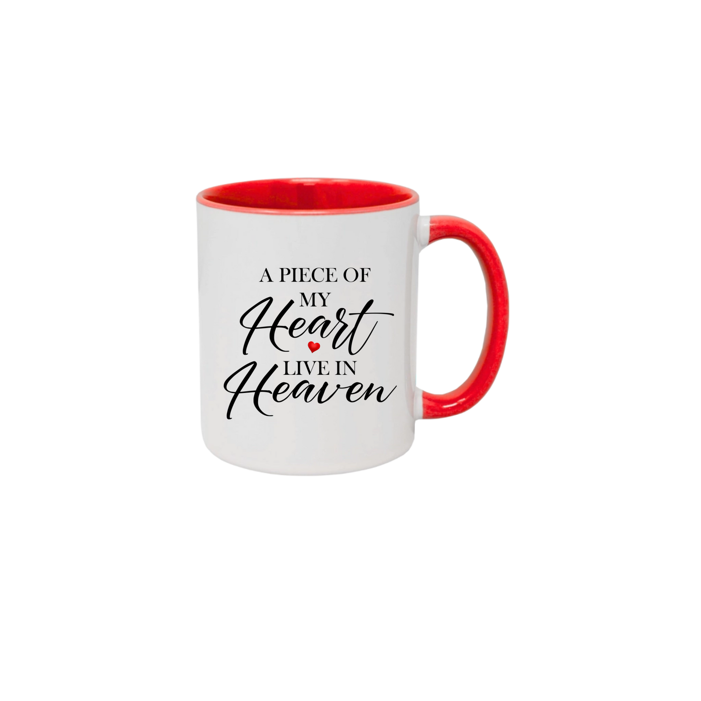 🕊️ Personalised Memorial Mug – Custom Clipart Family Tribute – 11oz Ceramic Keepsake