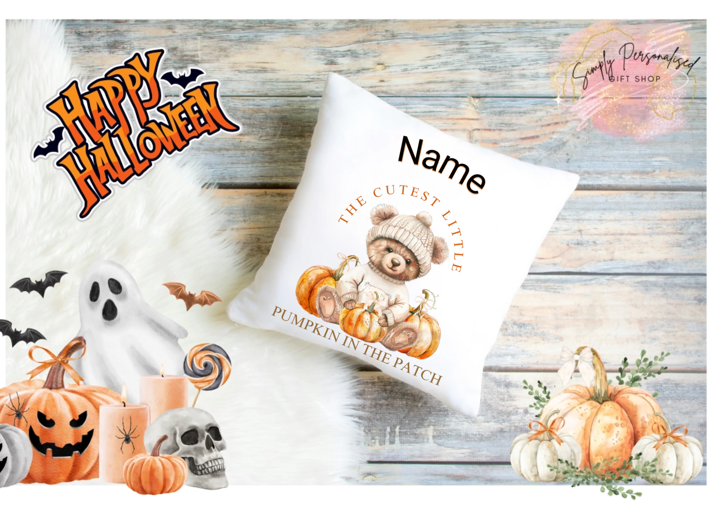 Trick Or Treat Halloween Cushion Cover Pillow 2