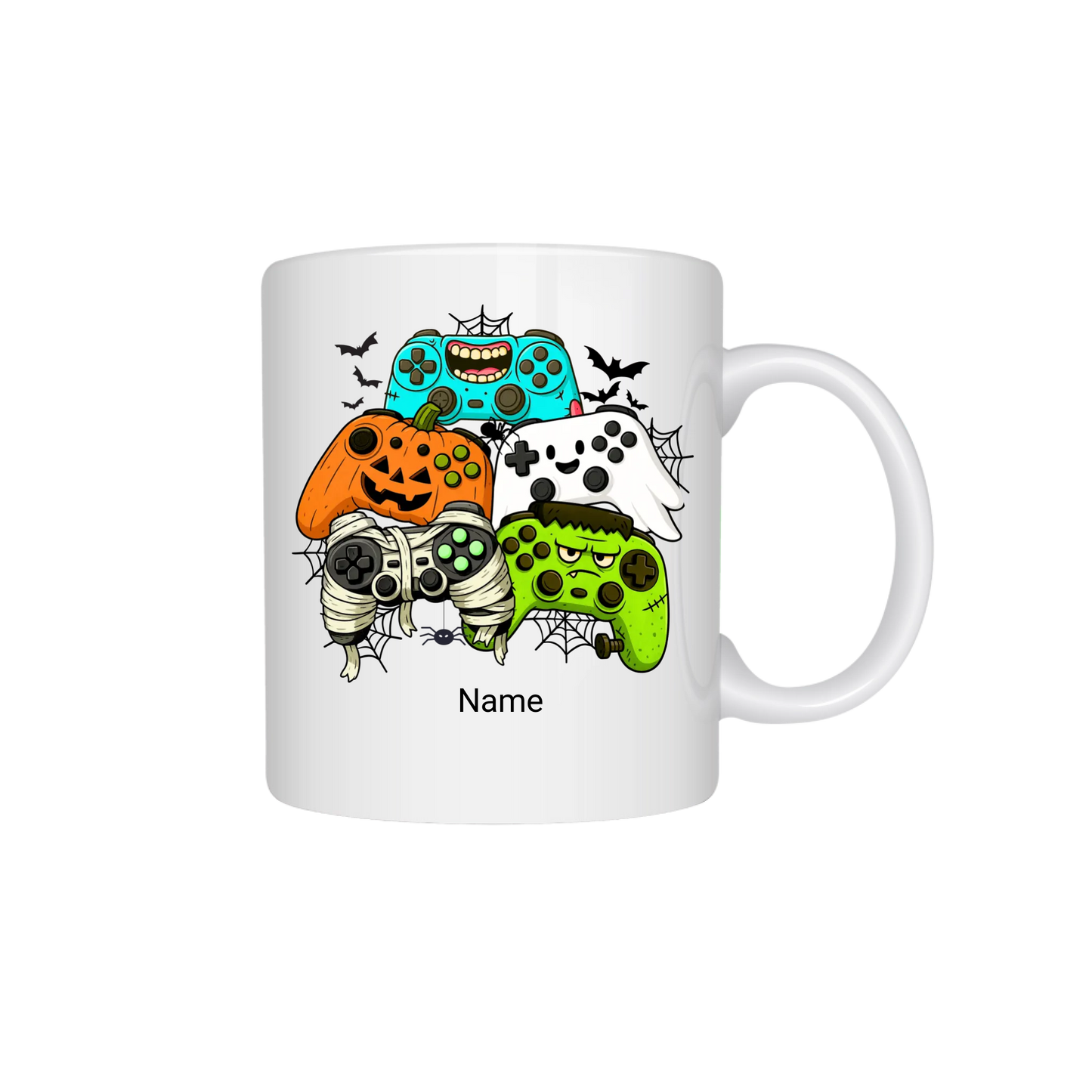 Halloween Gaming Mug | Personalised Gamer Gift Coffee Cup 11oz .06