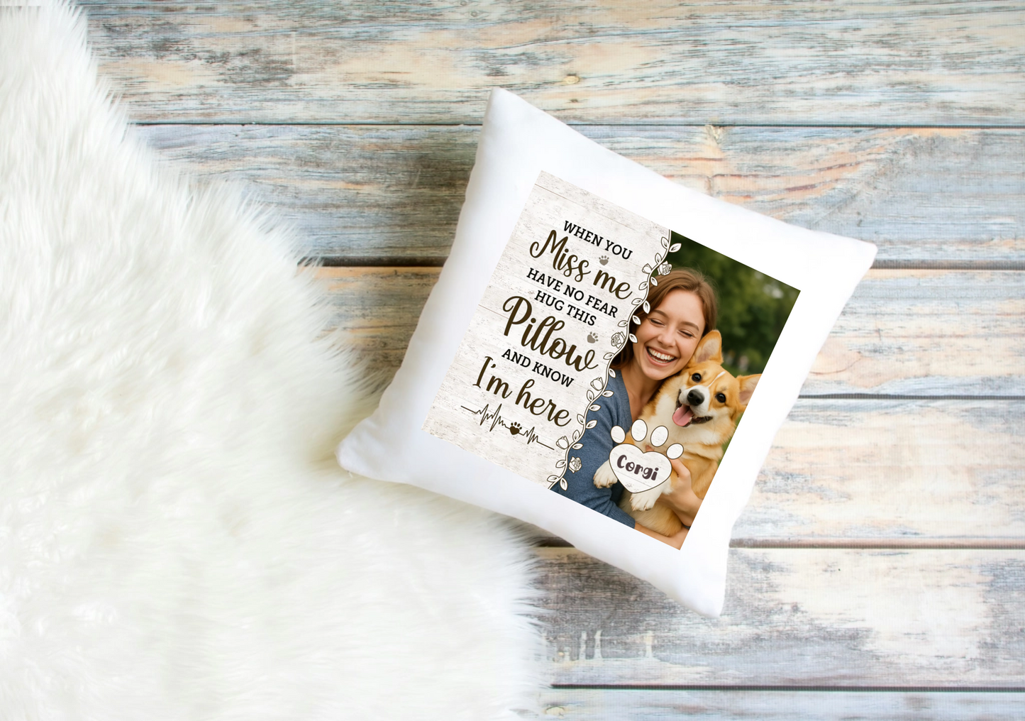 Personalised Memorial Cushion – Photo Upload