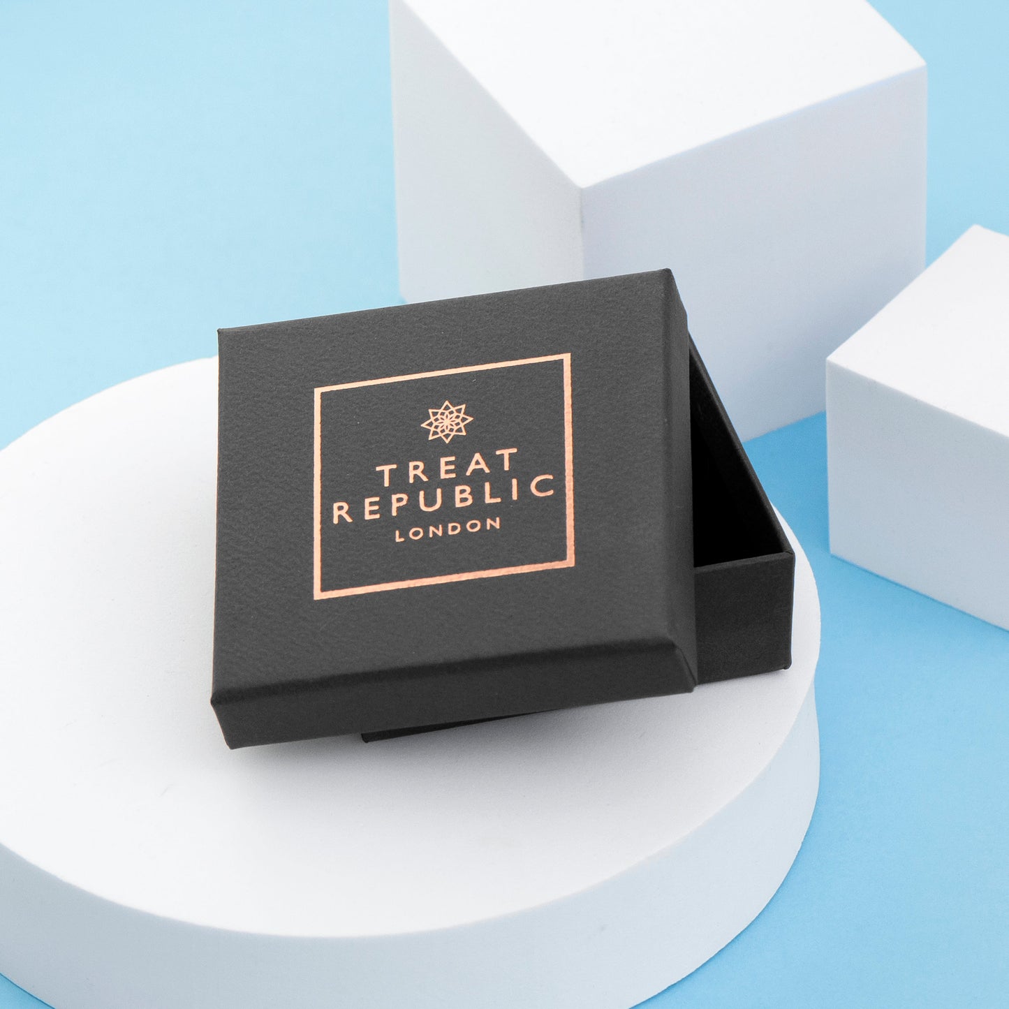 Personalised Men's Statement Leather Bracelet in Black