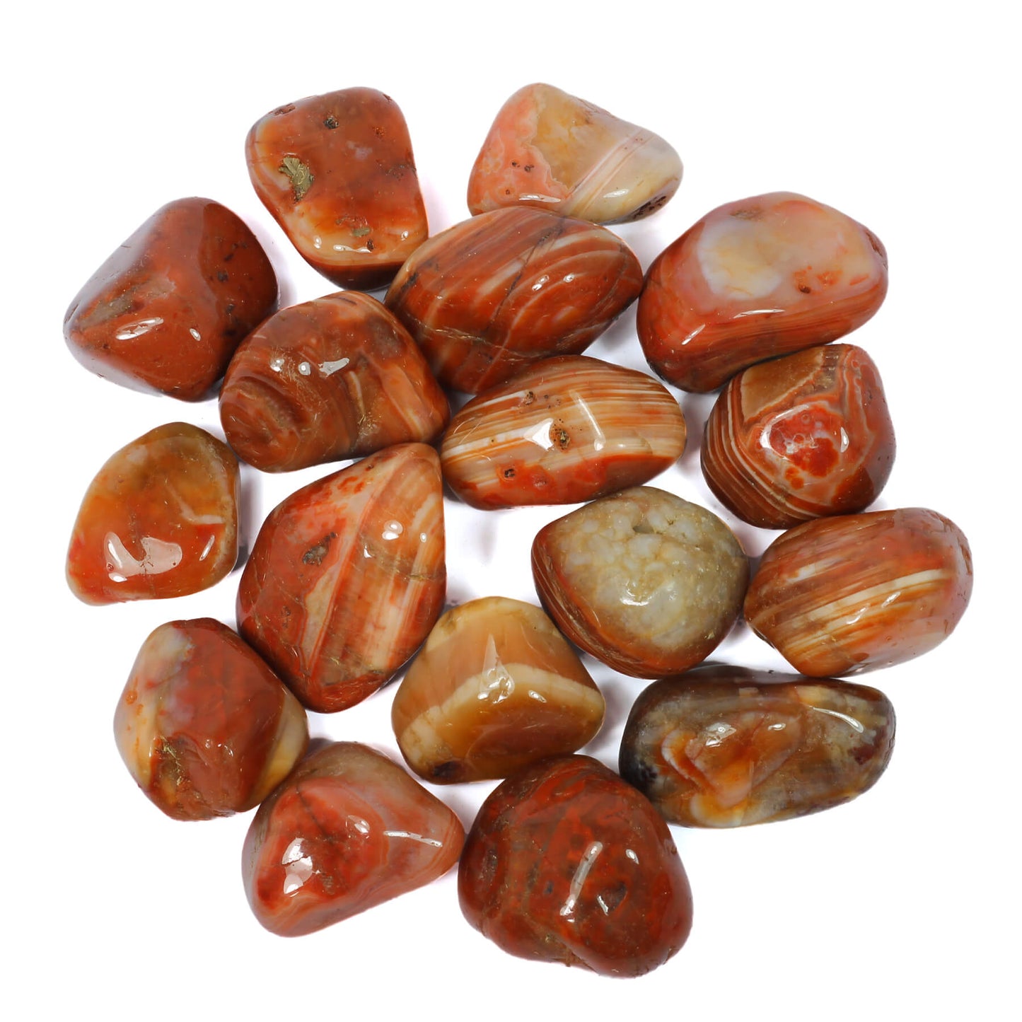 Sardonyx Polished Tumblestone Healing Crystals
