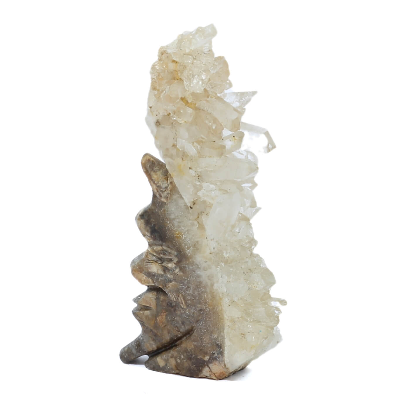 Clear Quartz Man In The Moon Cluster (101g)