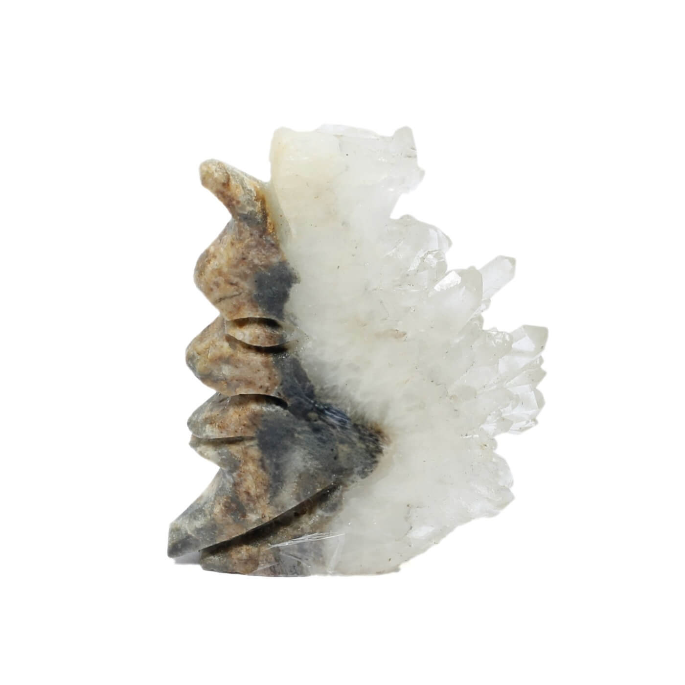 Clear Quartz Man In The Moon Cluster (97g)