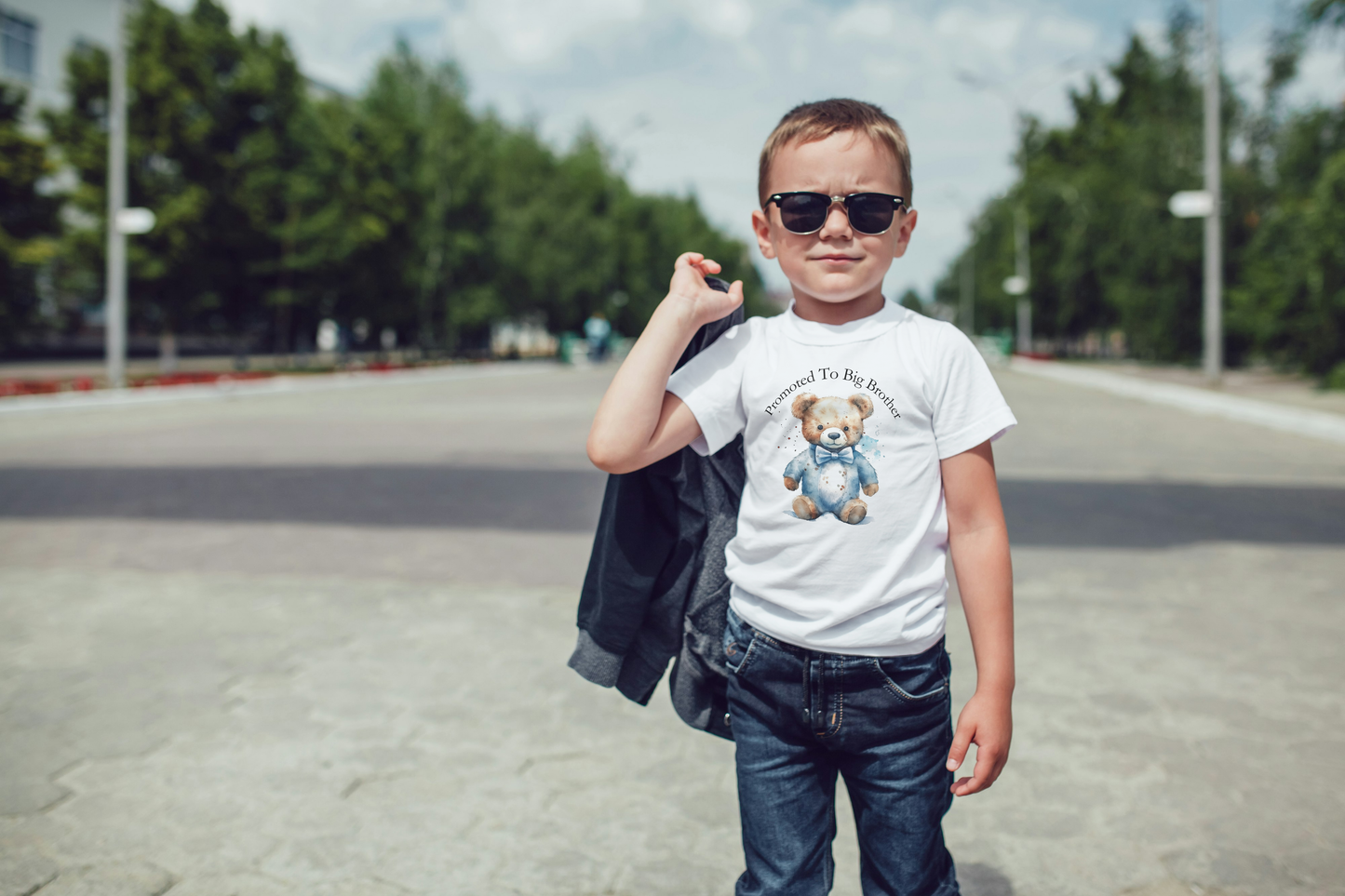 Promoted to big sister kids t-shirt .