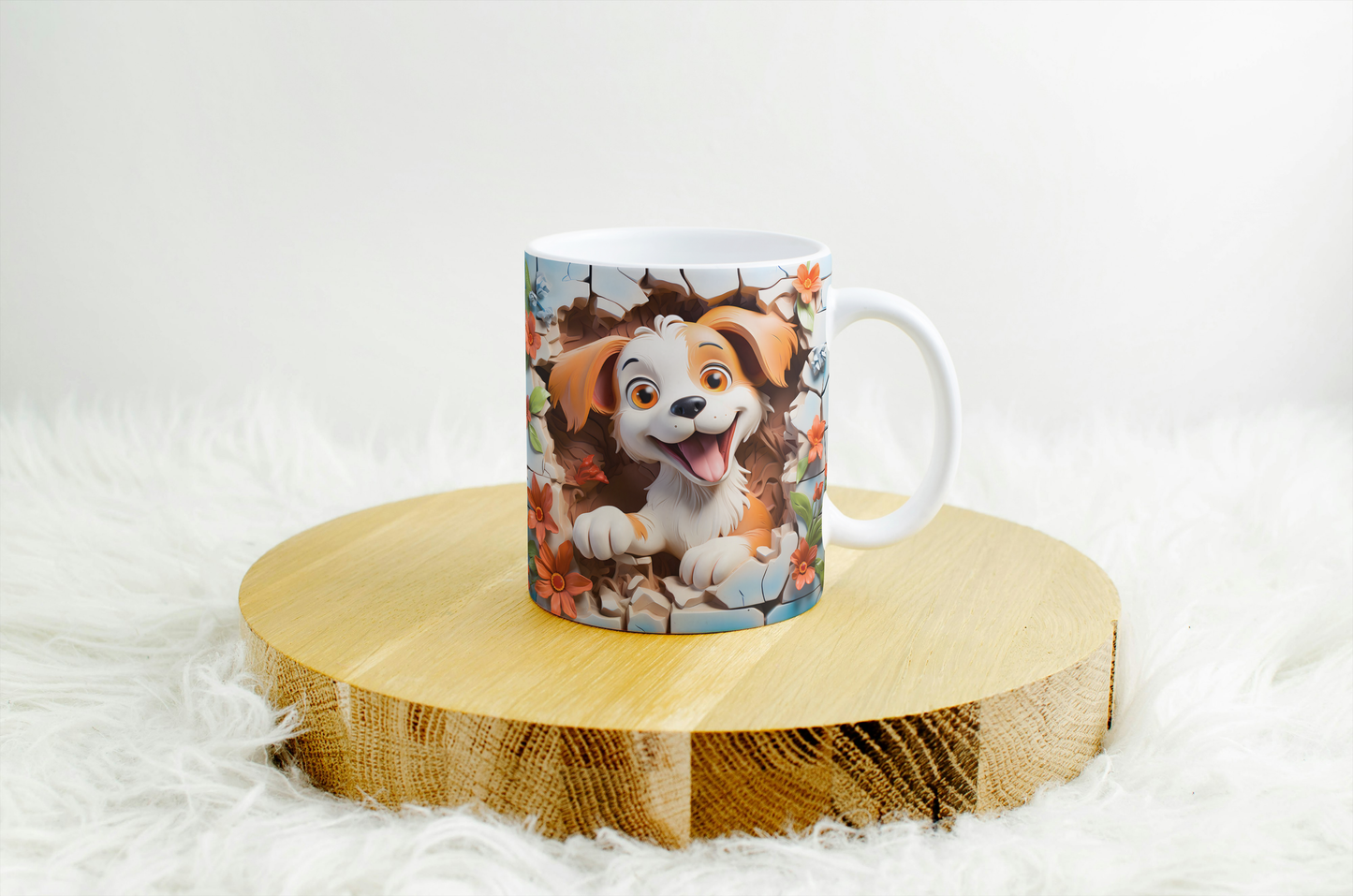 Cute 3D Design Mug.Perfect Present for Mum, Friend or Animal Enthusiast # dog.