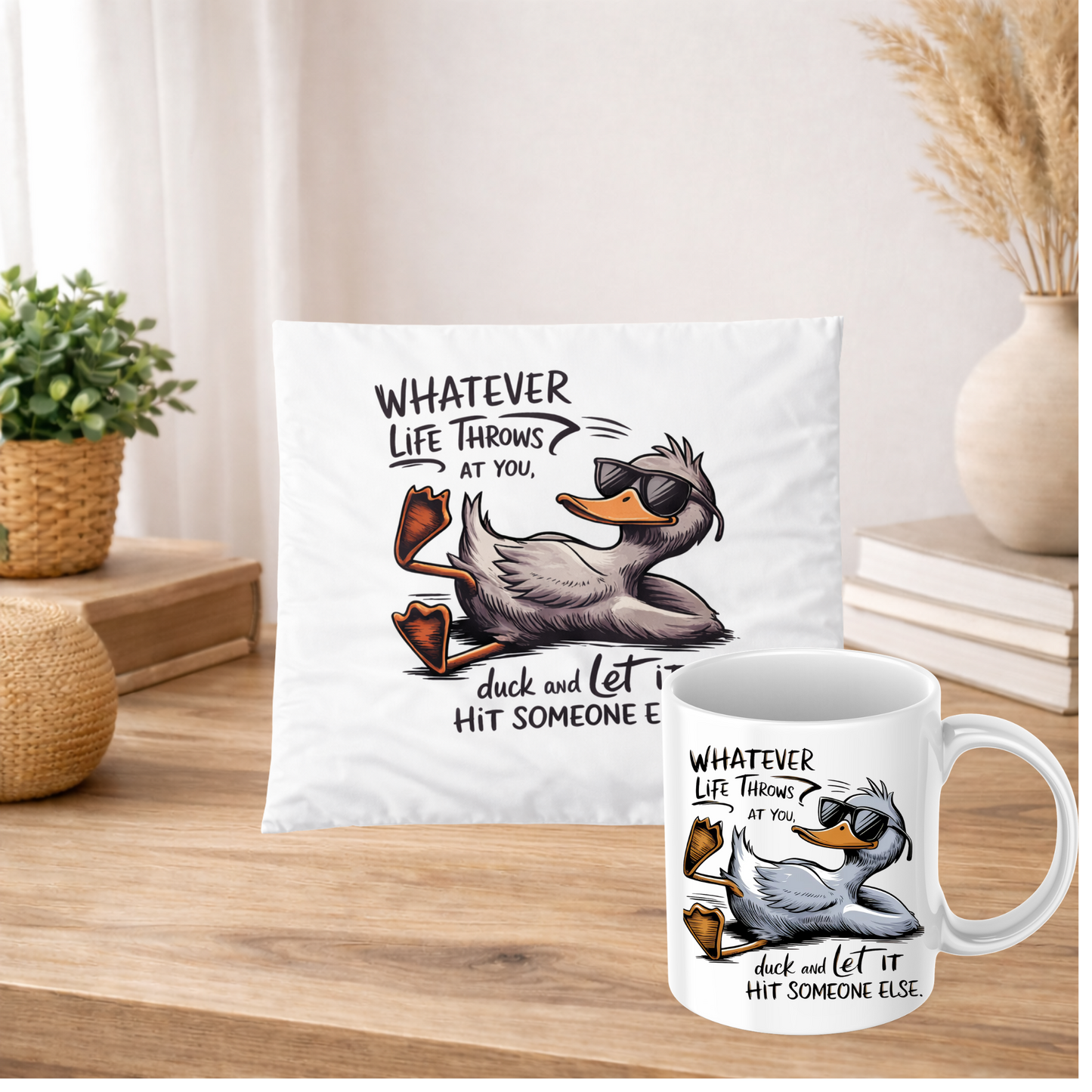Funny Duck Mug Gift Novelty Mug UK Office Humour Gift Colour Changing Mug Birthday