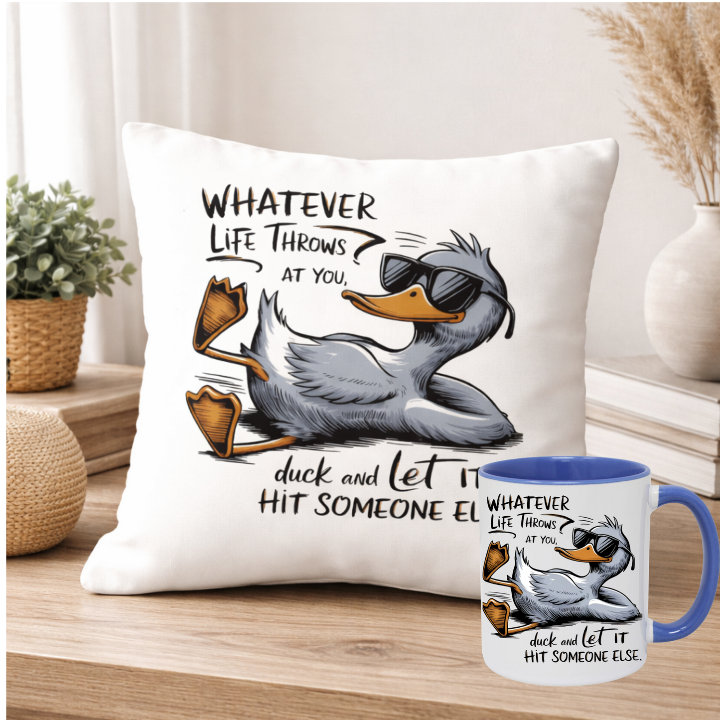 Funny Duck Mug Gift Novelty Mug UK Office Humour Gift Colour Changing Mug Birthday