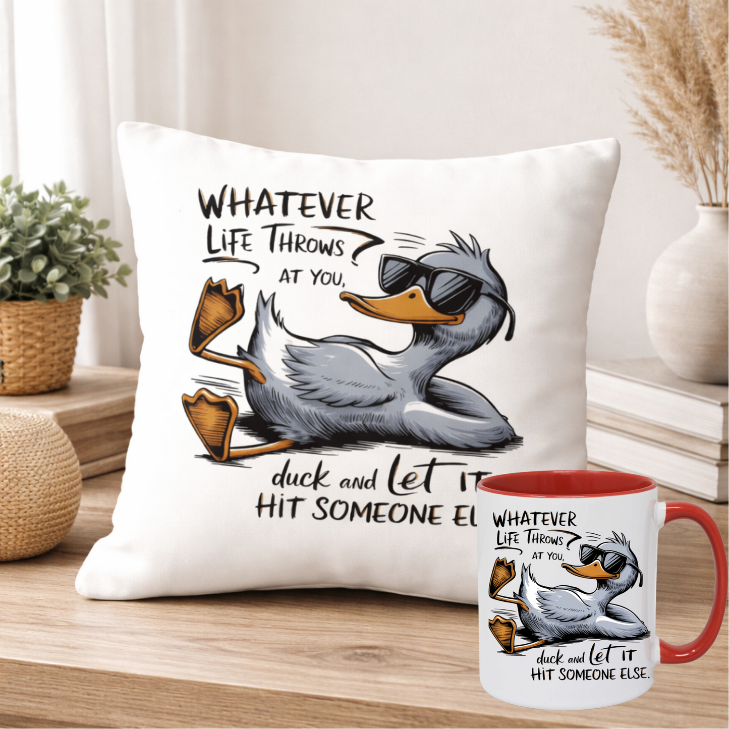 Funny Duck Mug Gift Novelty Mug UK Office Humour Gift Colour Changing Mug Birthday