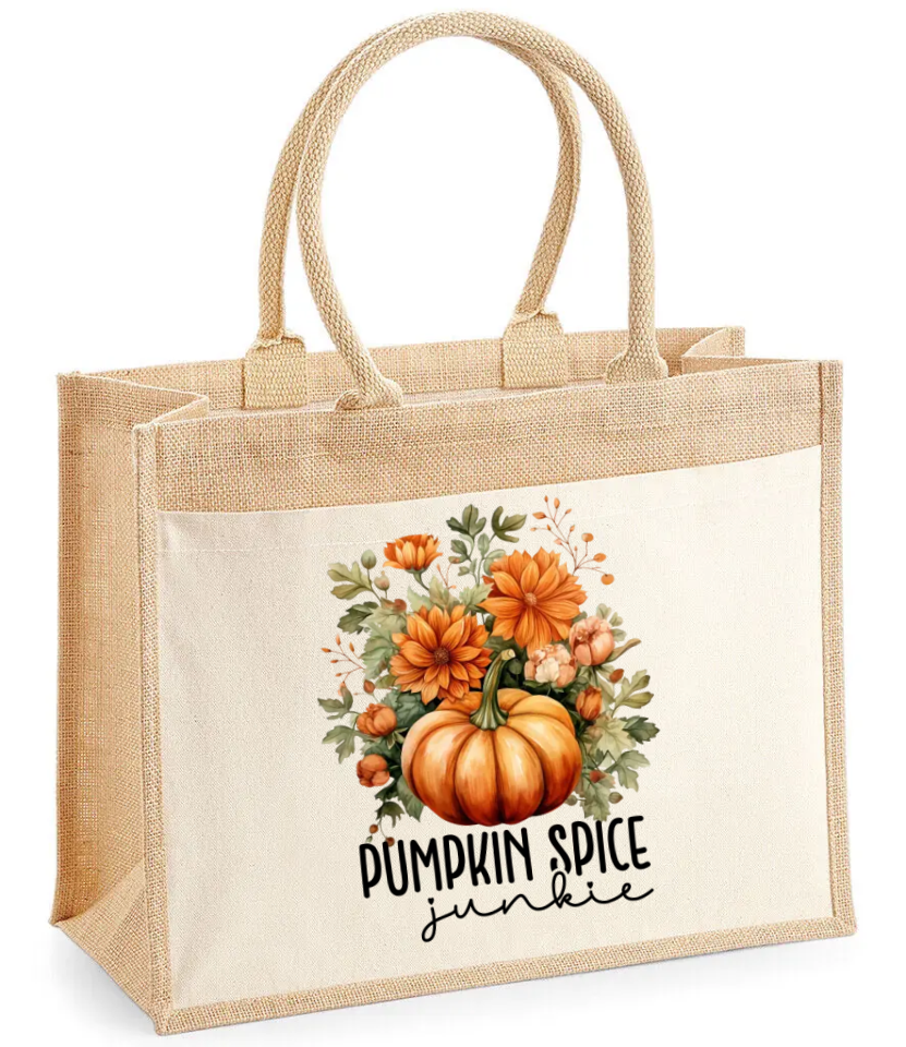 Autumn Elegance Jute Gift Bag Collection.
