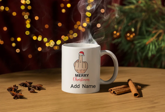 Personalised Christmas Mug , Funny Gift.