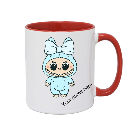 Personalized Monster Mug – Custom Name 11 oz  – Cute  Gift for Kids & Adults