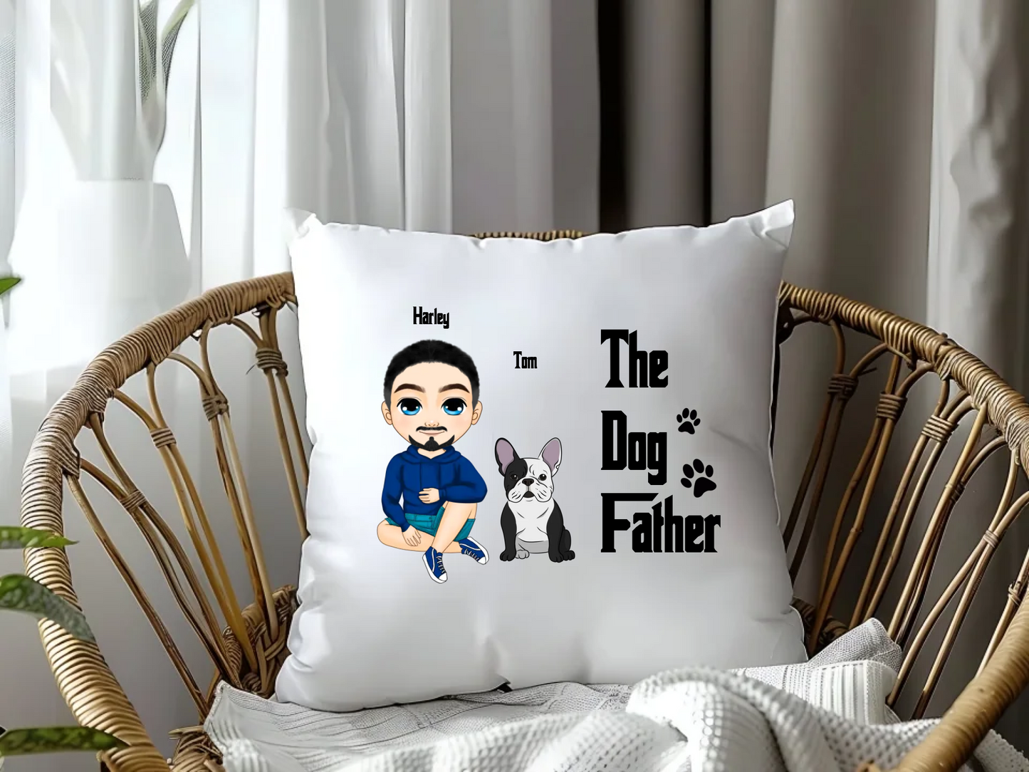 Personalised cushion cover