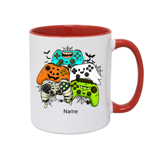 Halloween Gaming Mug | Personalised Gamer Gift Coffee Cup 11oz .06
