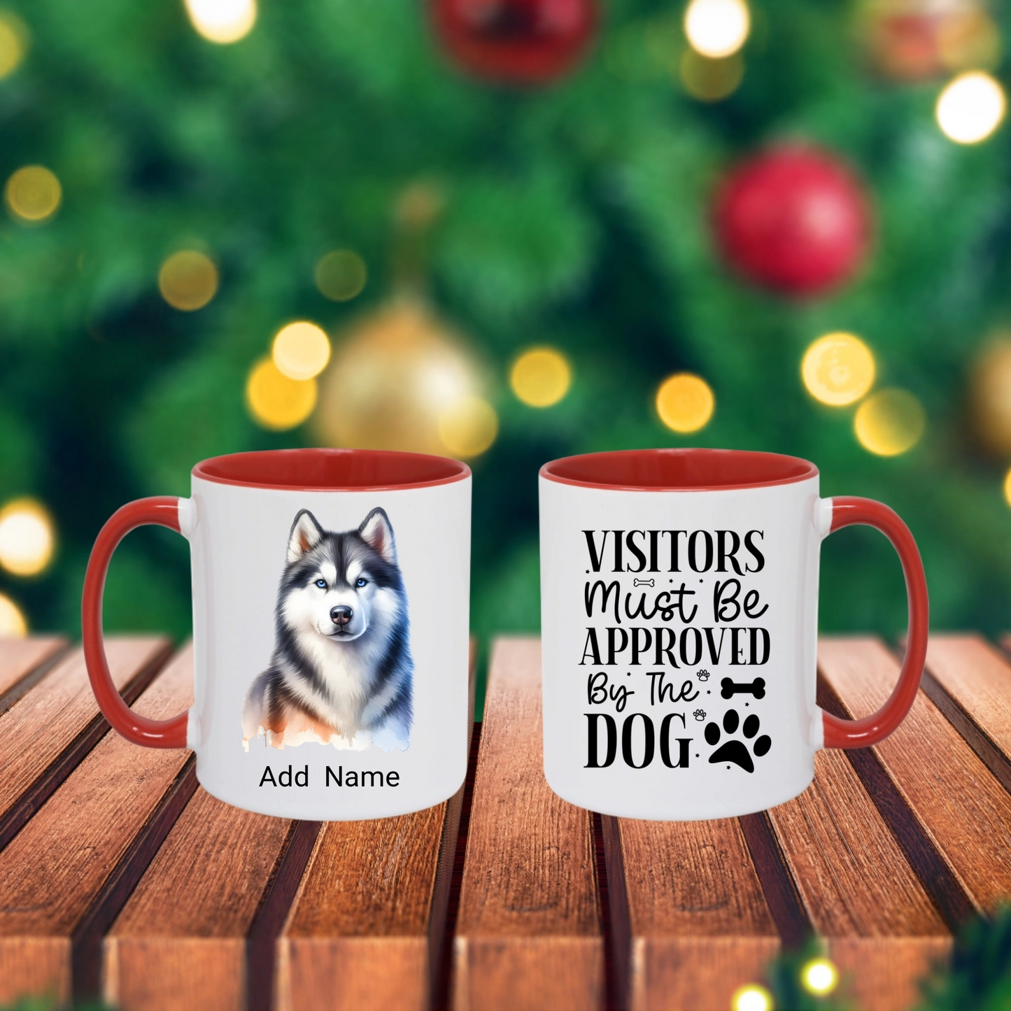 Personalised Dog Design Ceramic Mug - Pet Lover Gift
