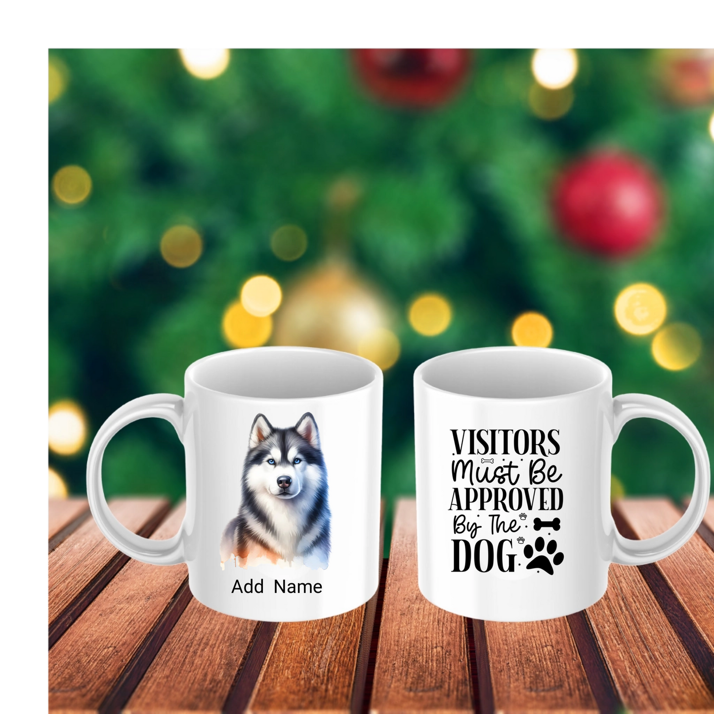 Personalised Dog Design Ceramic Mug - Pet Lover Gift