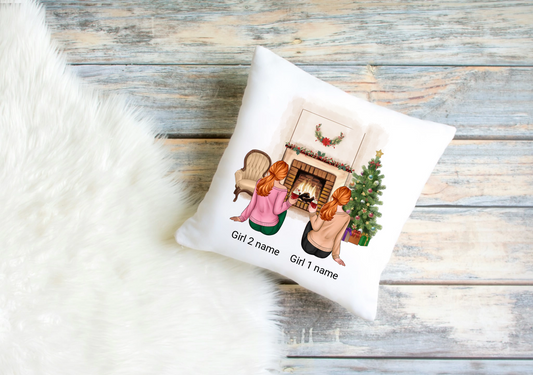 Personalised Sisters & Friends Pillow Cover | Custom Cushion Cover