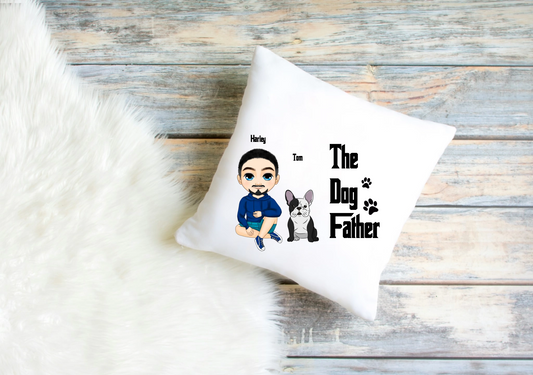 Personalised Cushion Cover – The Dog Father