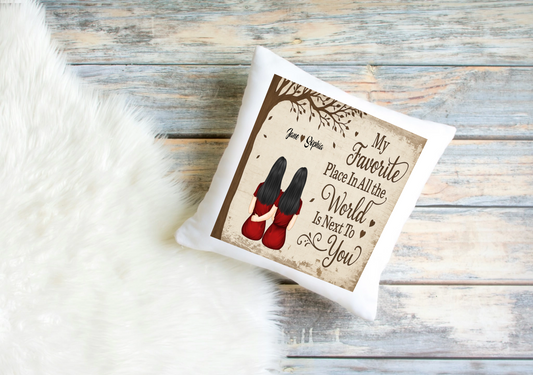 Love #1 - Personalised Couple Cushion Cover – Designed Your Way