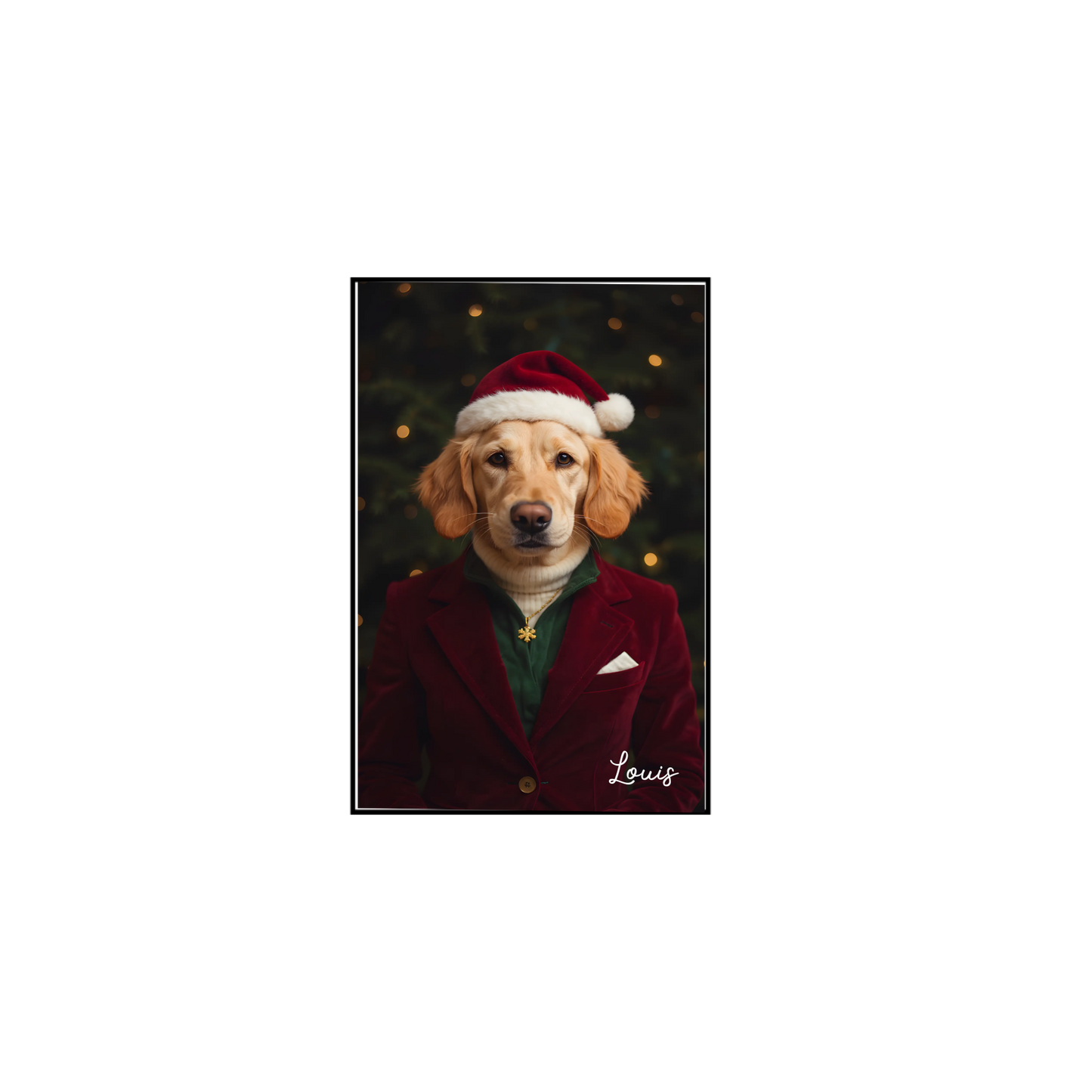 Personalised Pet AI Wall Art Print – Upload Your Photo