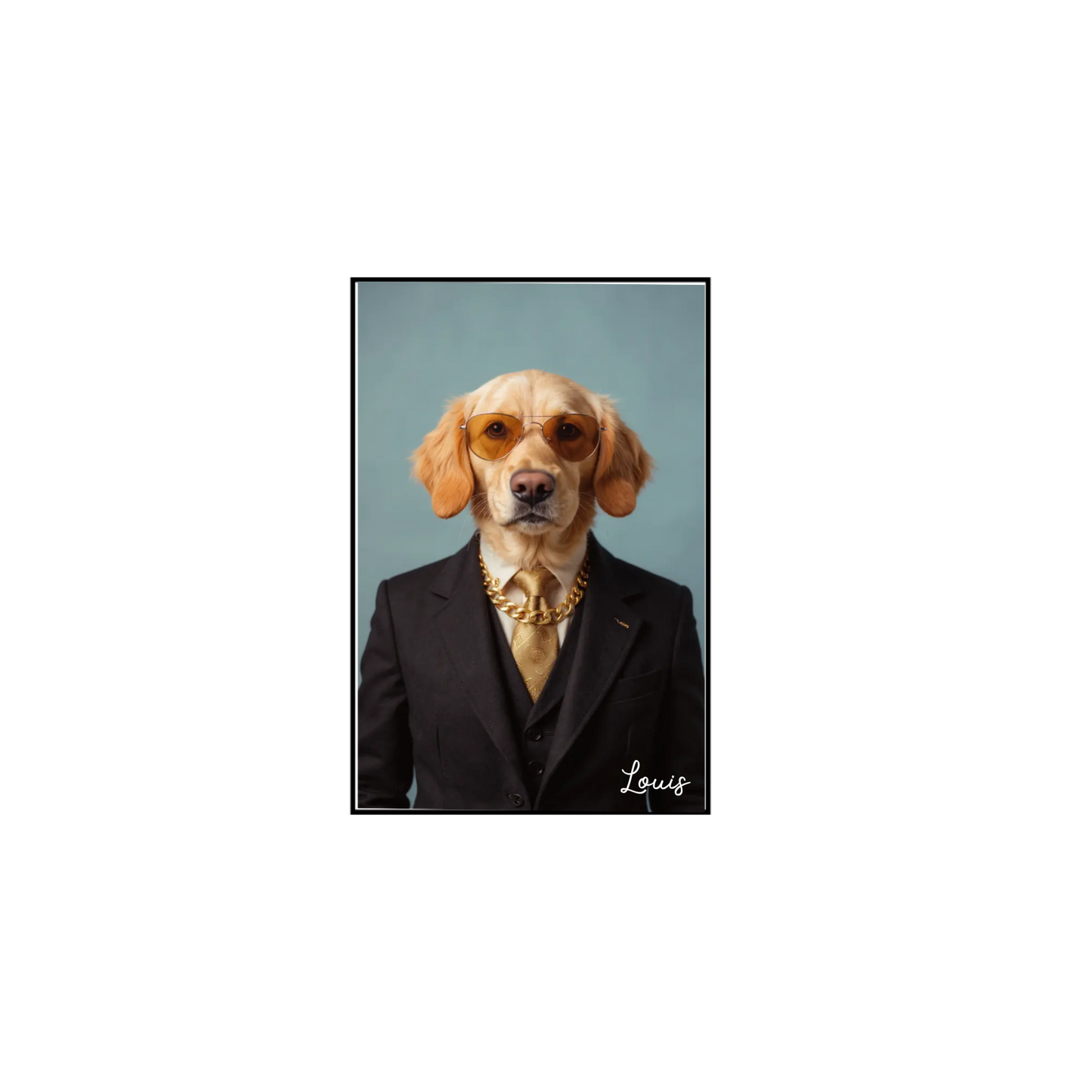 Personalised Pet AI Wall Art Print – Upload Your Photo