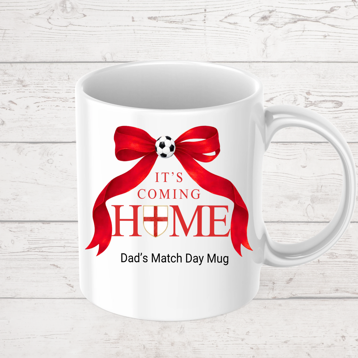 ⚽ Personalised “It’s Coming Home” Ceramic Mug – Football Supporter Gift