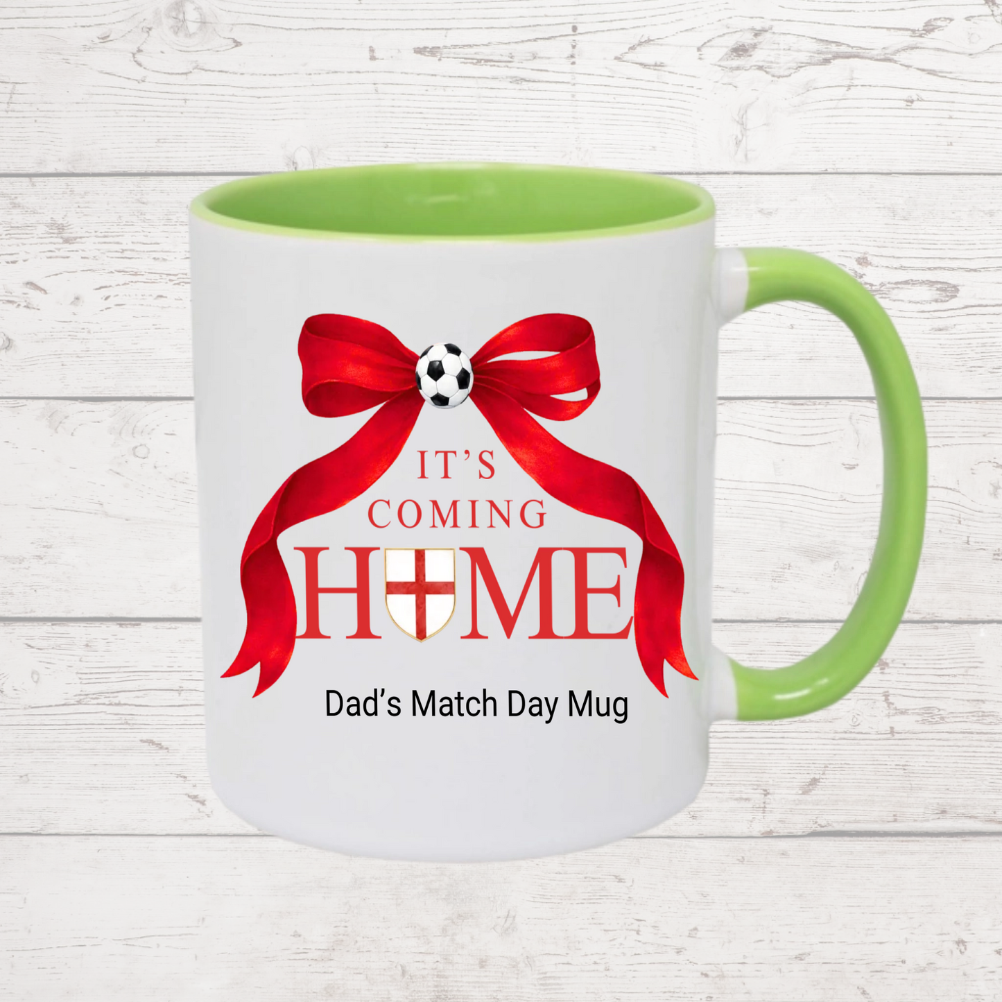 ⚽ Personalised “It’s Coming Home” Ceramic Mug – Football Supporter Gift