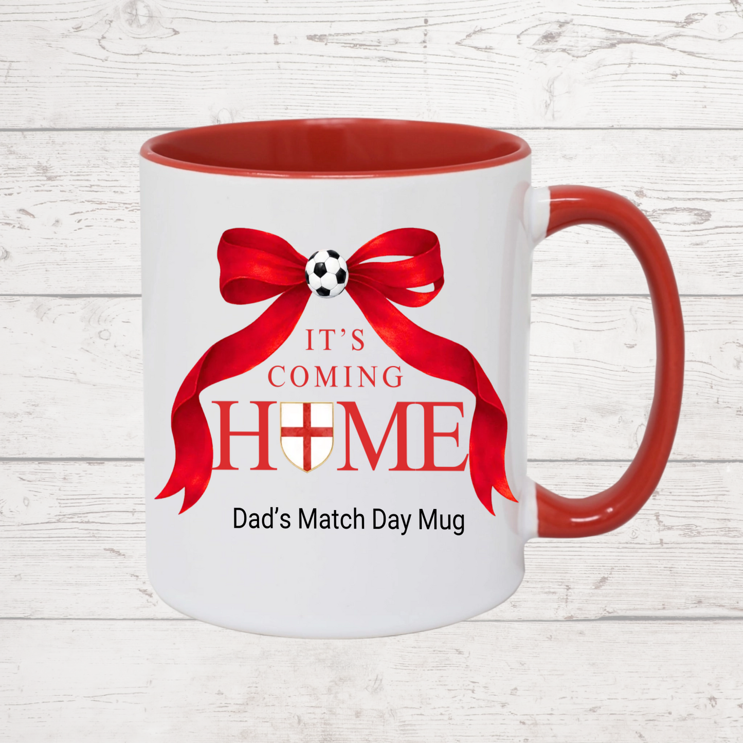 ⚽ Personalised “It’s Coming Home” Ceramic Mug – Football Supporter Gift