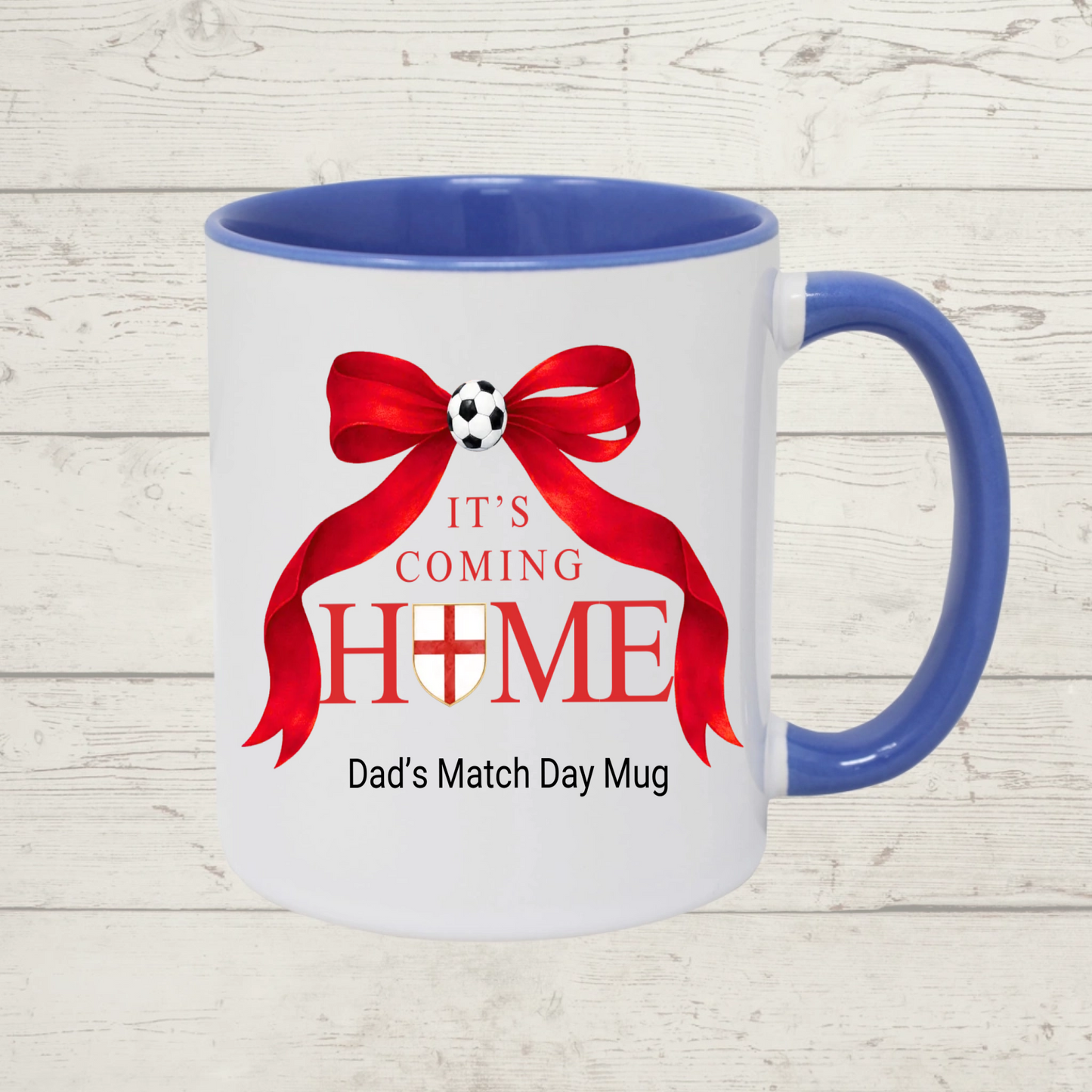 ⚽ Personalised “It’s Coming Home” Ceramic Mug – Football Supporter Gift