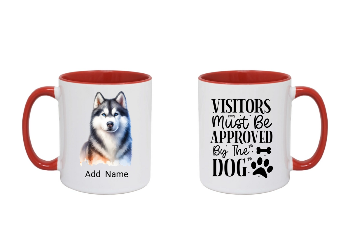 Personalised Dog Mug , Custom Dog Breed Mug , Dog Lover Gift