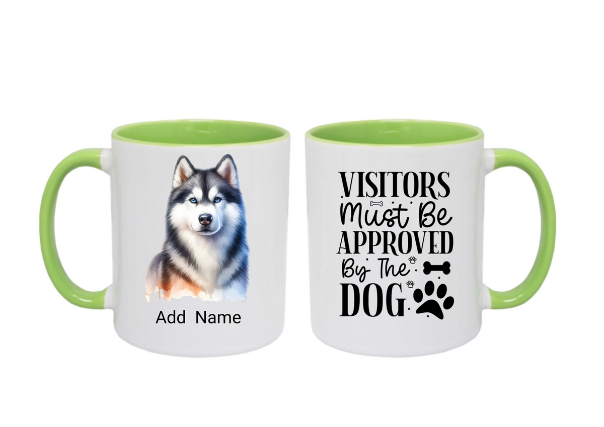 Personalised Dog Mug , Custom Dog Breed Mug , Dog Lover Gift