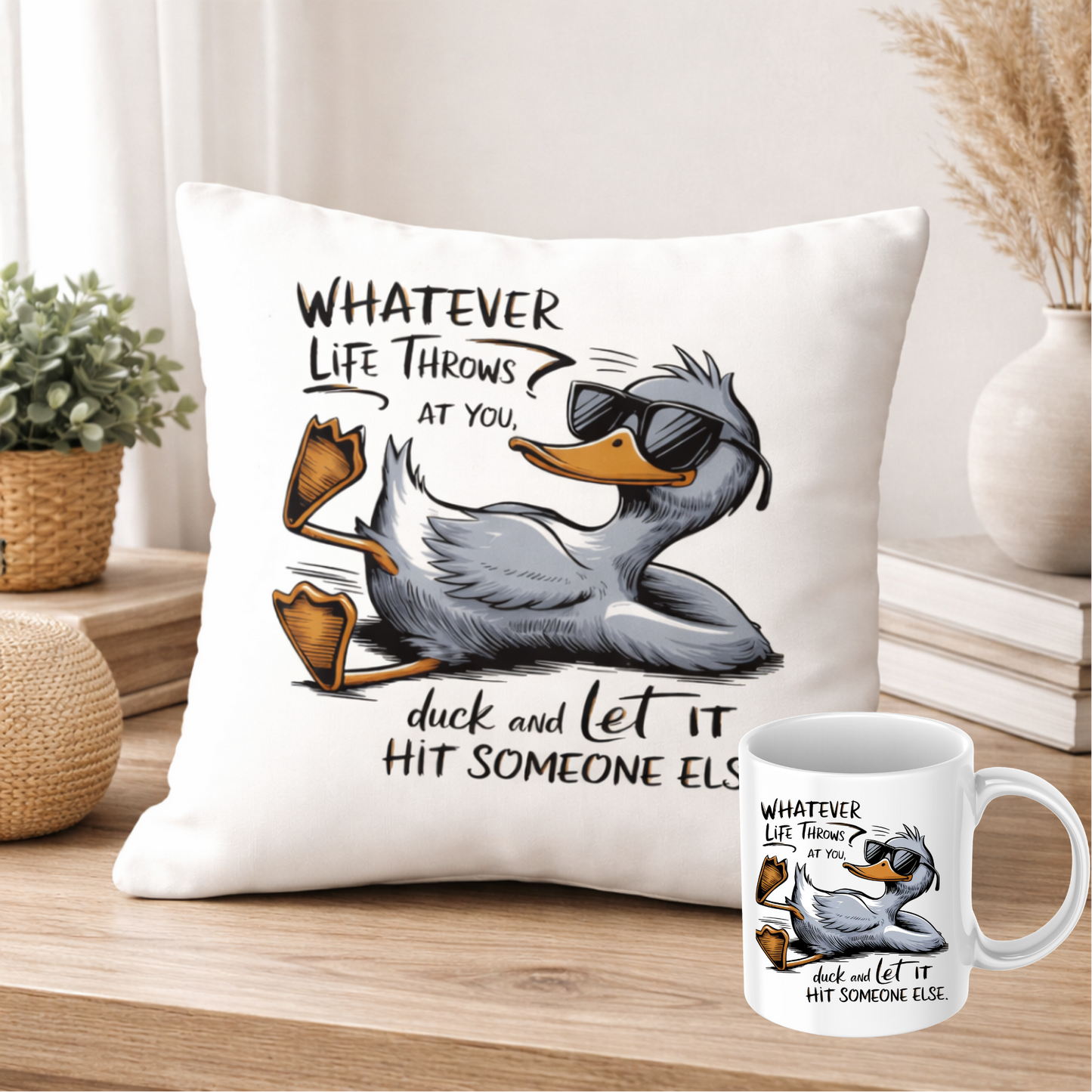 Funny Duck Mug Gift Novelty Mug UK Office Humour Gift Colour Changing Mug Birthday