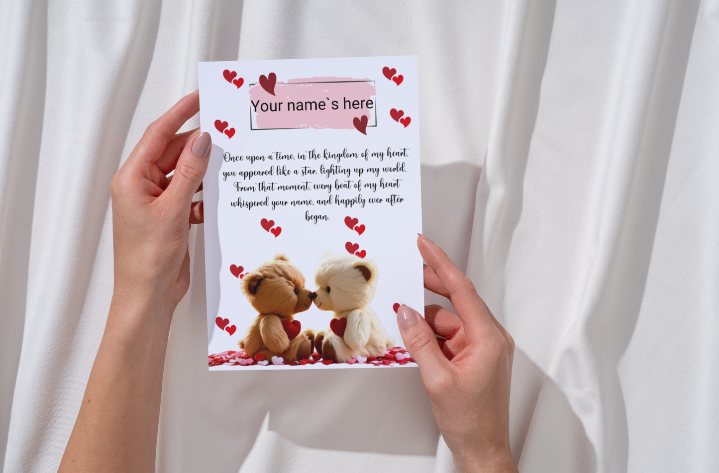 Personalised Valentine’s Love Letter