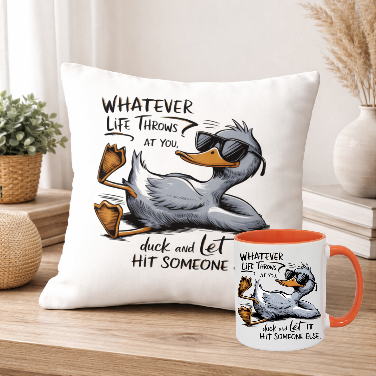 Funny Duck Mug Gift Novelty Mug UK Office Humour Gift Colour Changing Mug Birthday