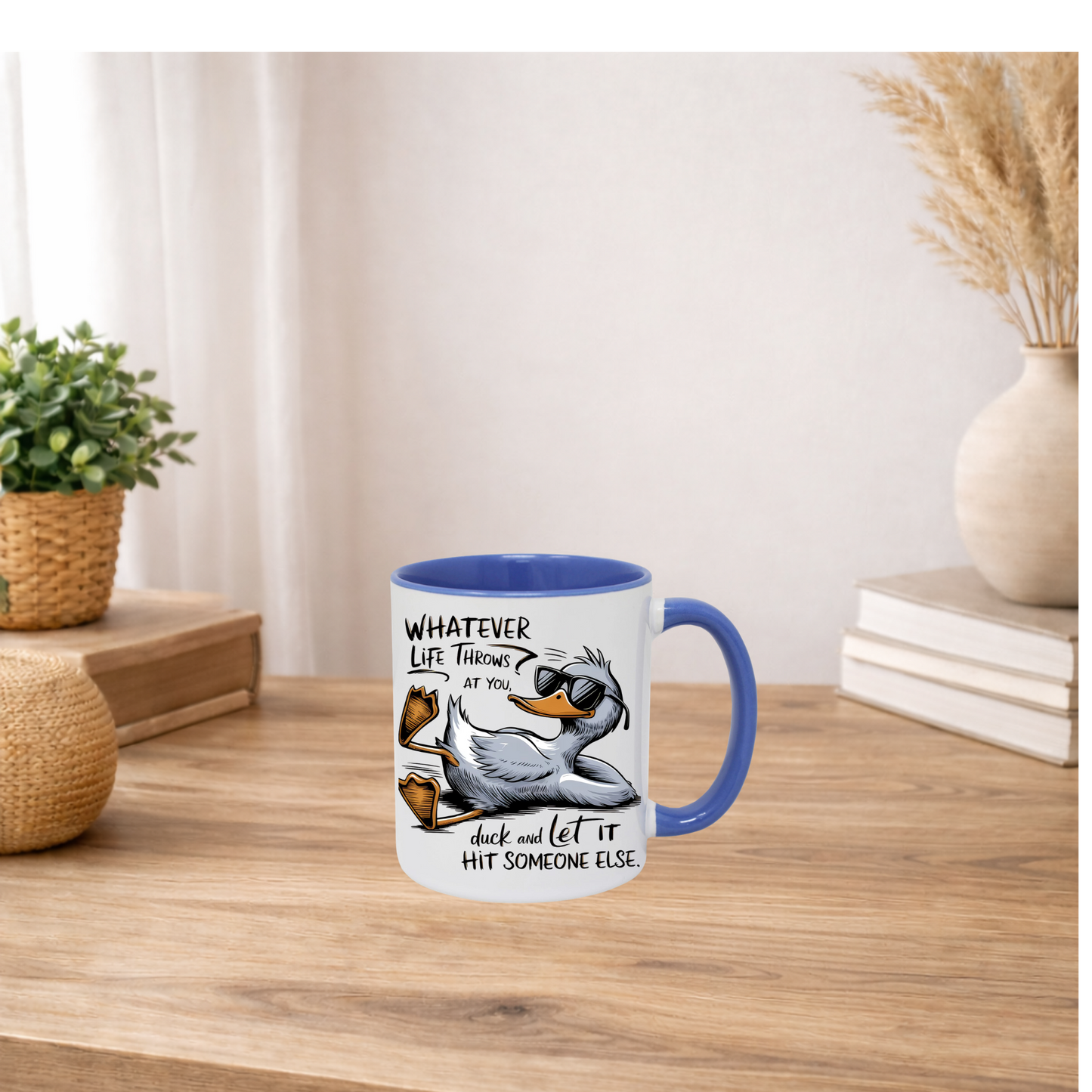 Funny Duck Mug Gift Novelty Mug UK Office Humour Gift Colour Changing Mug Birthday
