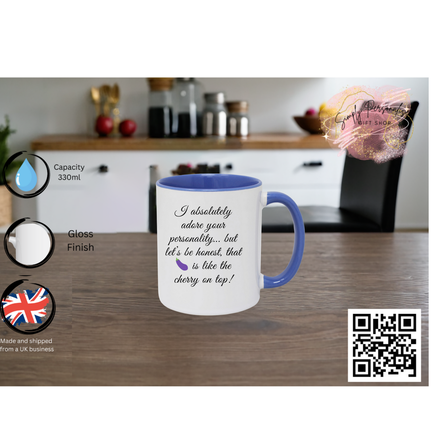 Funny Mug for Him Boyfriend Gift, Novelty Coffee Cup, Humorous Gift for Men,Joke