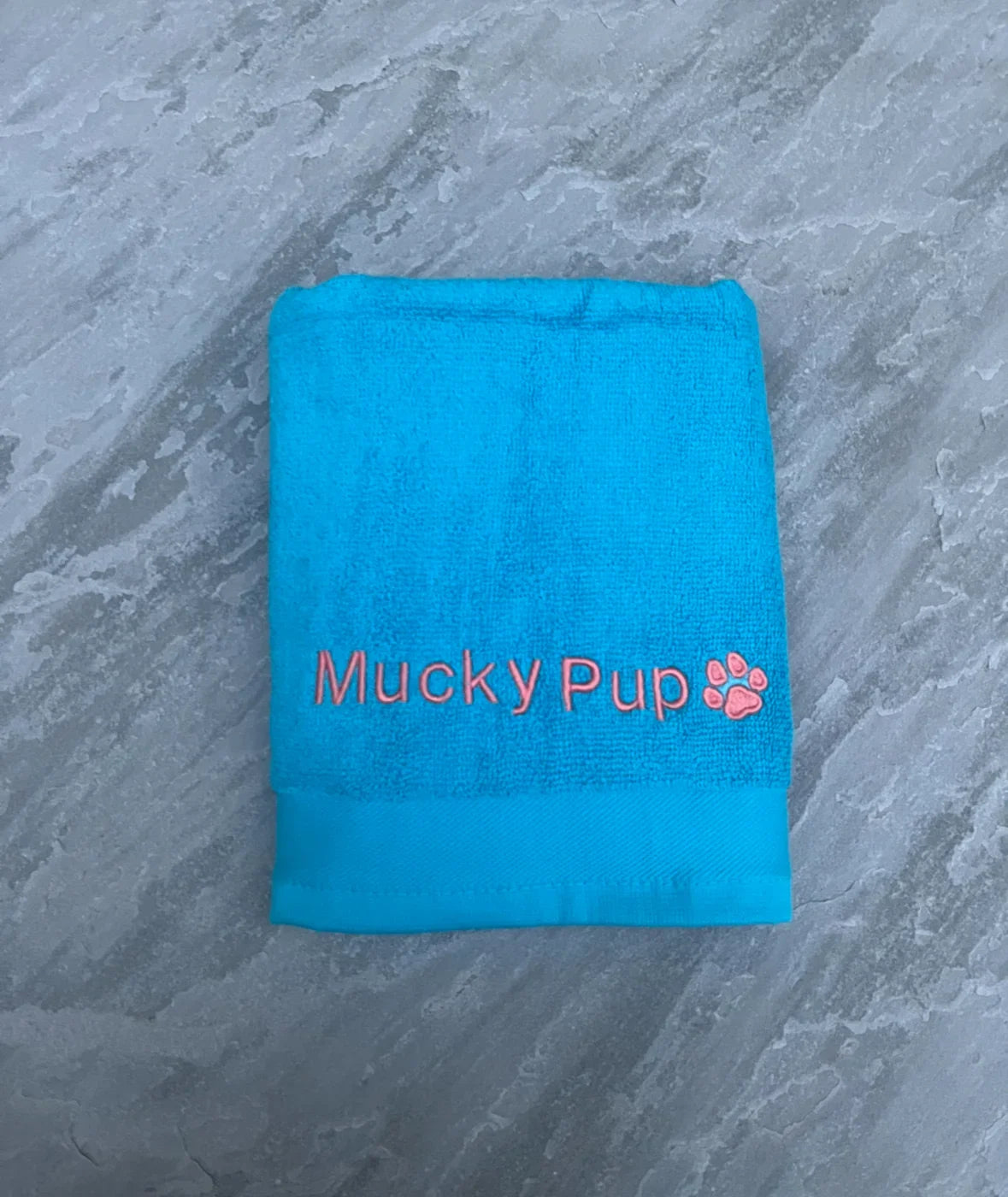 'Mucky Pup' Embroidered Pet Towel - Lots Of Colours