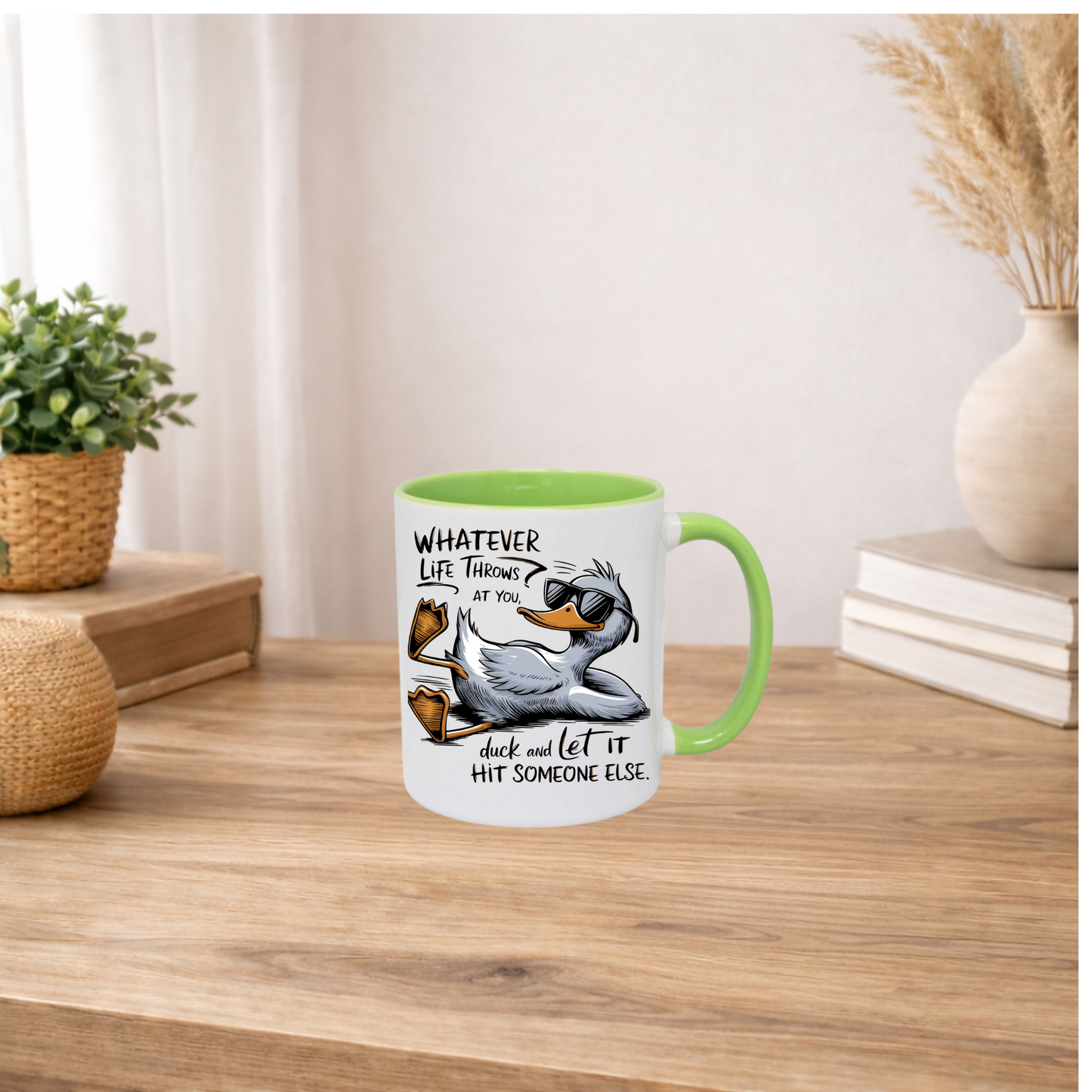 Funny Duck Mug Gift Novelty Mug UK Office Humour Gift Colour Changing Mug Birthday