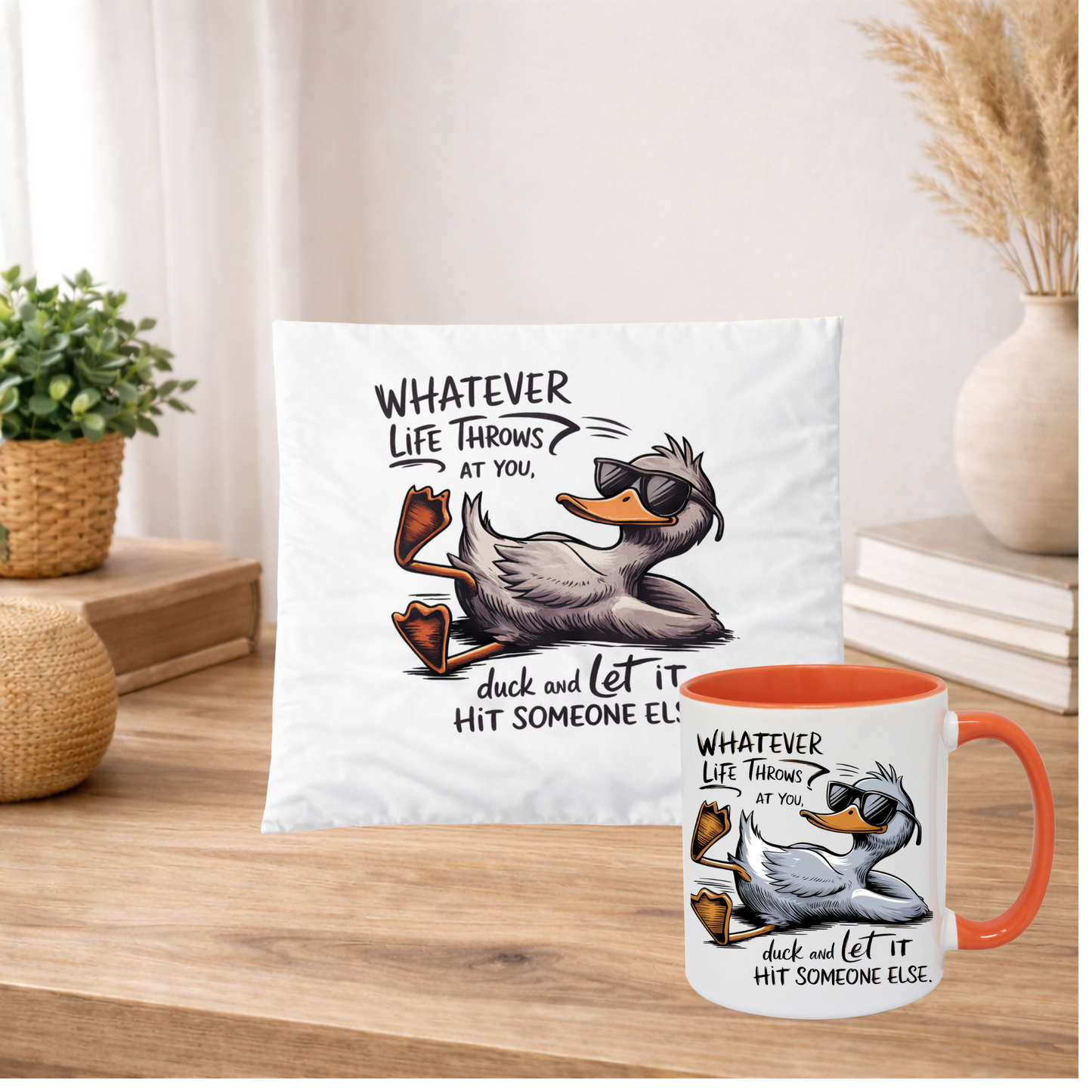 Funny Duck Mug Gift Novelty Mug UK Office Humour Gift Colour Changing Mug Birthday