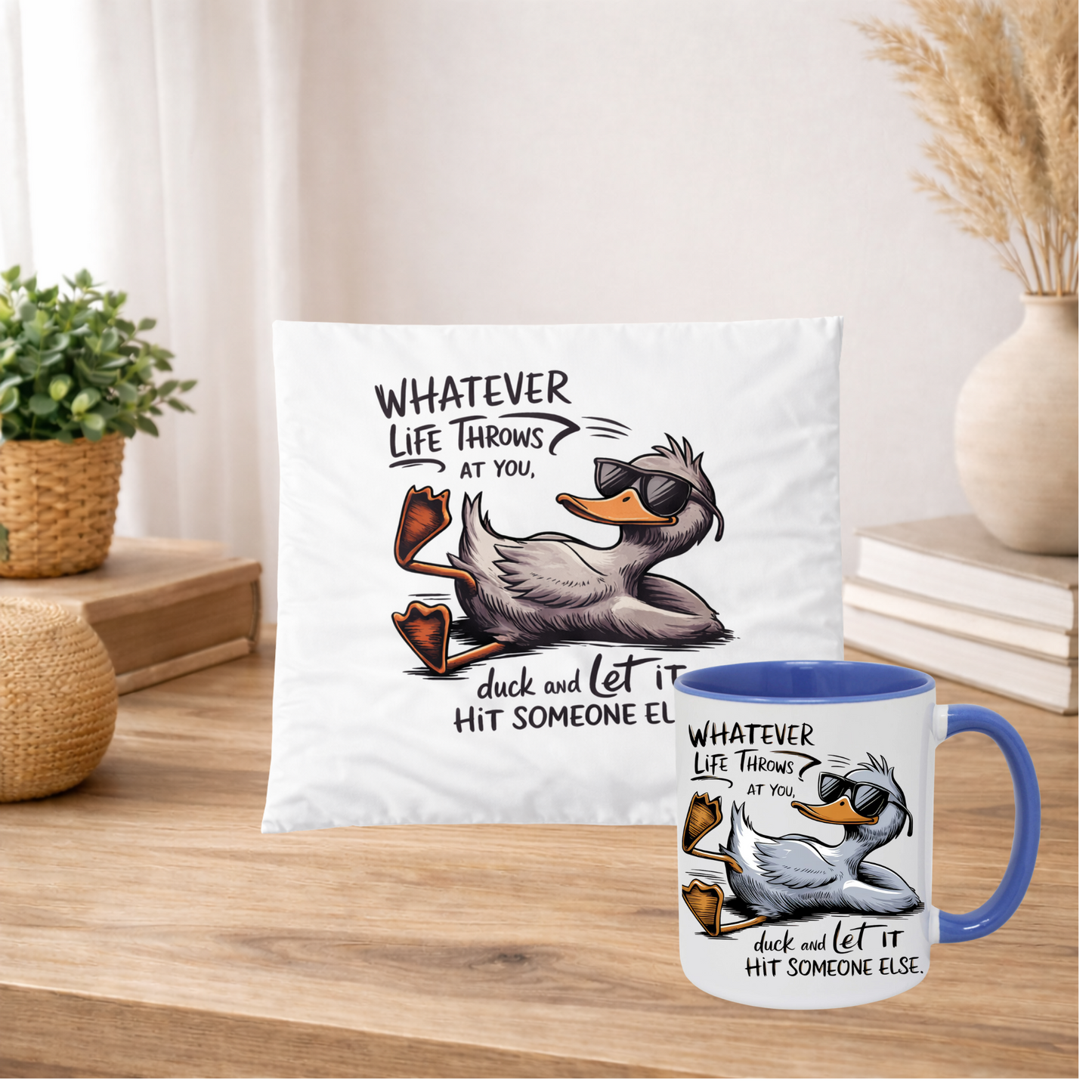 Funny Duck Mug Gift Novelty Mug UK Office Humour Gift Colour Changing Mug Birthday