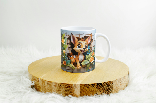 Wild Wonders: 3D Animal Design Mug Collection . Dear .