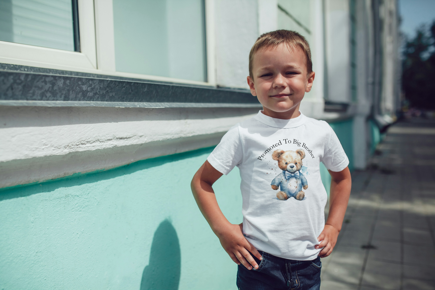 Promoted to big  sister kids t-shirt .