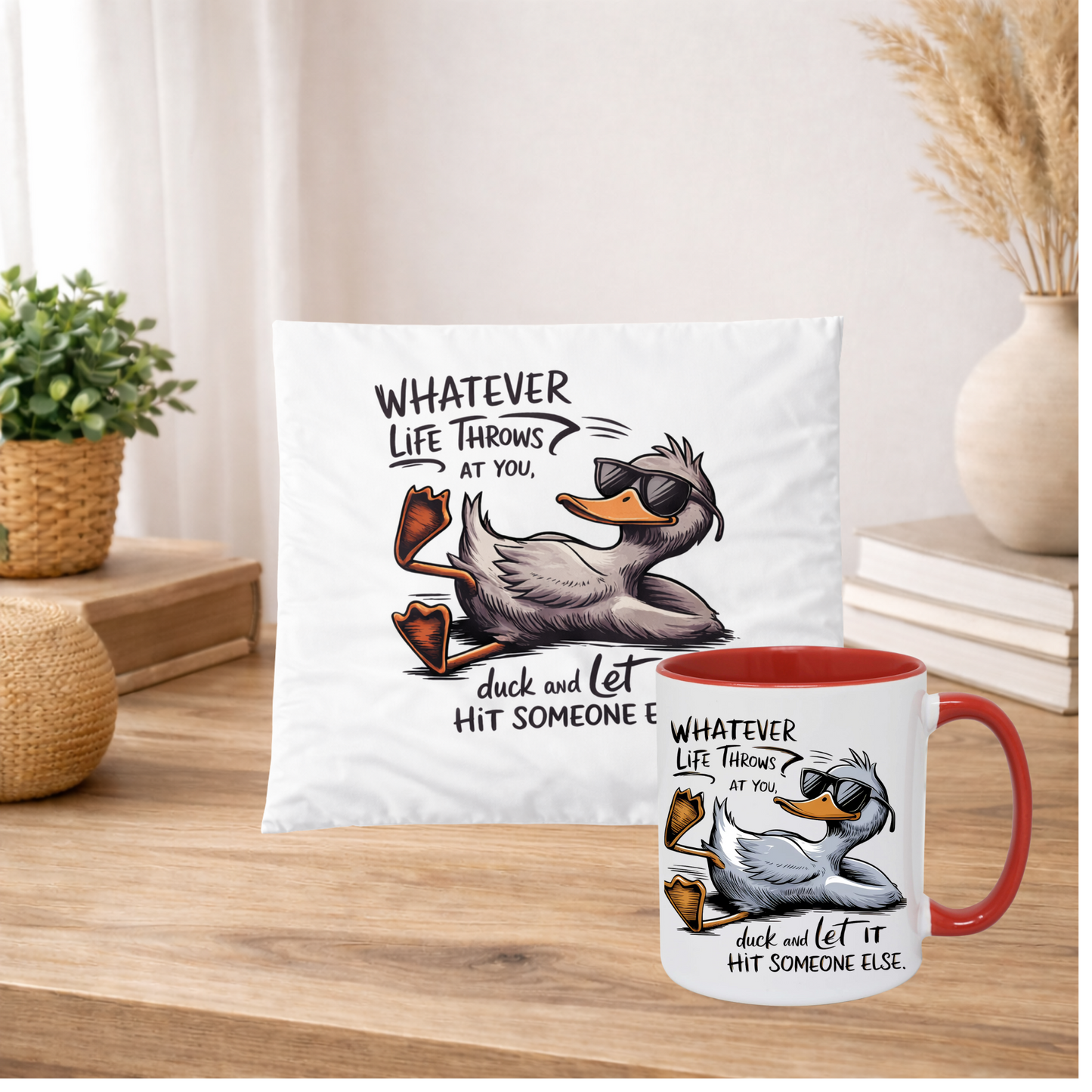 Funny Duck Mug Gift Novelty Mug UK Office Humour Gift Colour Changing Mug Birthday