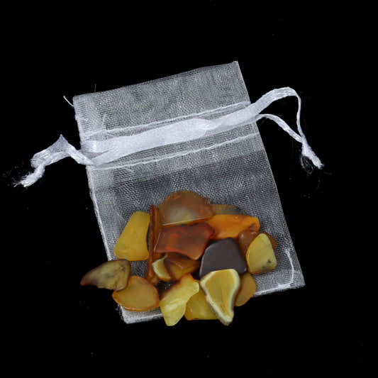 Amber Crystal Chips (5g Bag)